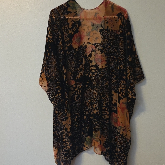 Floral Kimono Cardigan - Picture 4 of 4